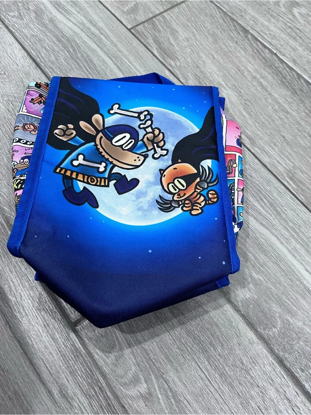 And Cat Kid Kids Lunch Bag - Blue